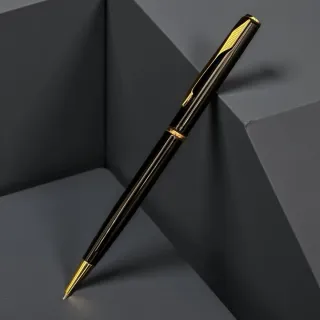 Bolígrafo Parker Negro y Dorado