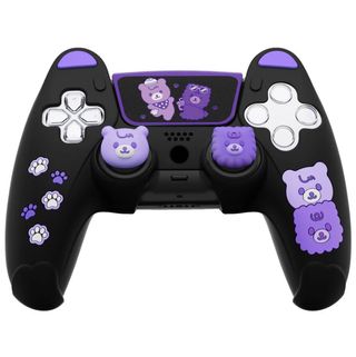 Funda Protectora Mando PS5 Oso Cute + Thumb Grip