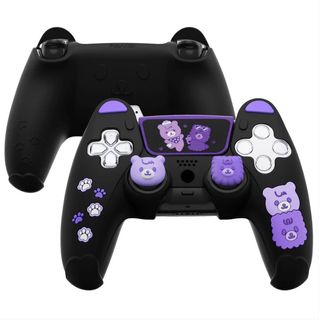 Funda Protectora Mando PS5 Oso Cute + Thumb Grip