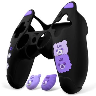 Funda Protectora Mando PS5 Oso Cute + Thumb Grip