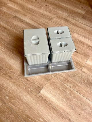 Cubo basura rectangular para cajón cocina
