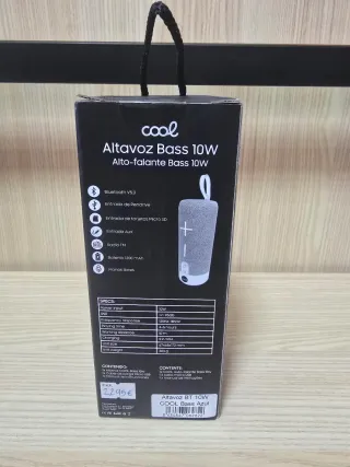 Altavoz Bluetooth COOL Bass 10W Azul
