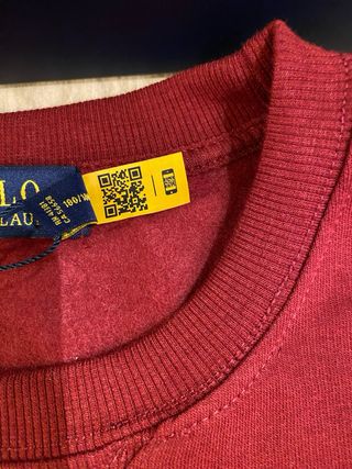 Camisola Polo Ralph Lauren Bordeaux Urso L