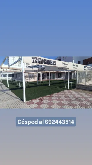 Césped artificial para exteriores