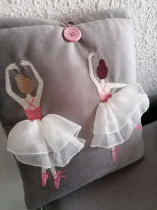 Funda acolchada bailarinas hecha a mano