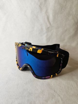 Gafas de esquí con lente azul