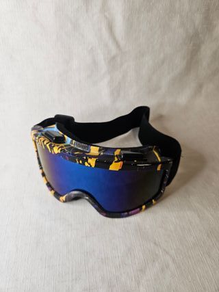 Gafas de esquí con lente azul