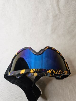 Gafas de esquí con lente azul