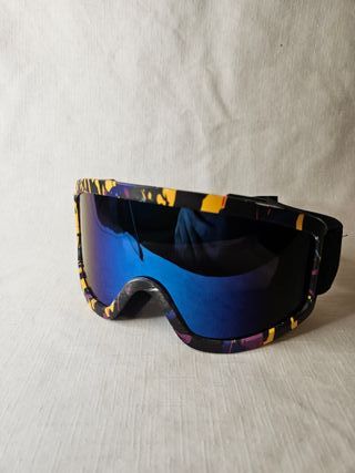 Gafas de esquí con lente azul