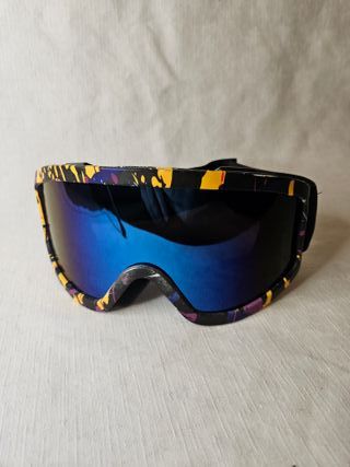 Gafas de esquí con lente azul