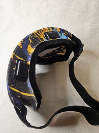 Gafas de esquí con lente azul