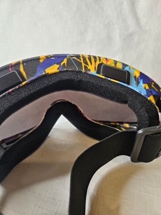 Gafas de esquí con lente azul