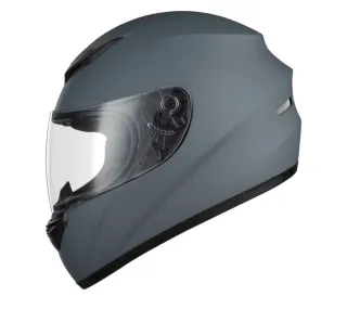 Casco Moto Integral Favoto Gris Mate