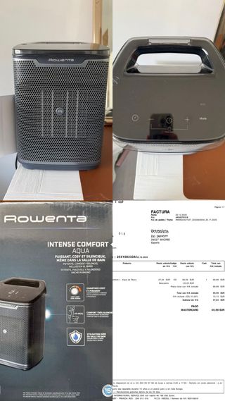 Calefactor Rowenta Intense Comfort + Aqua