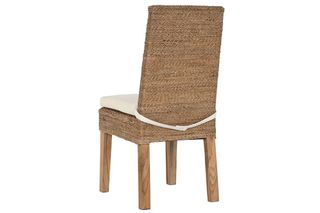 Silla Fibra Natural y Teca Maciza
