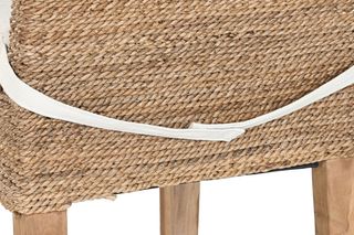 Silla Fibra Natural y Teca Maciza