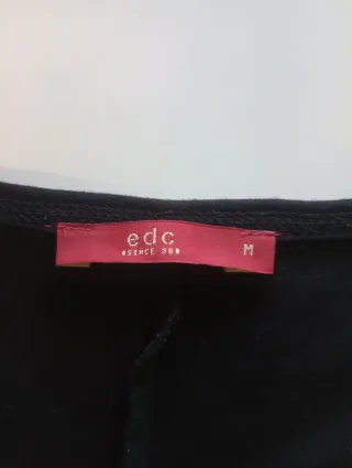 Vestido negro manga larga