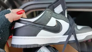 Scarpe Nike Dunk Low Black White Tg 36