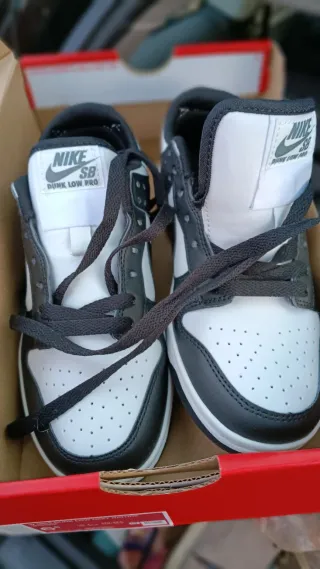 Scarpe Nike Dunk Low Black White Tg 36