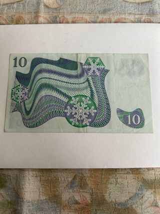 Suecia 10 Coronas 1968 Billete