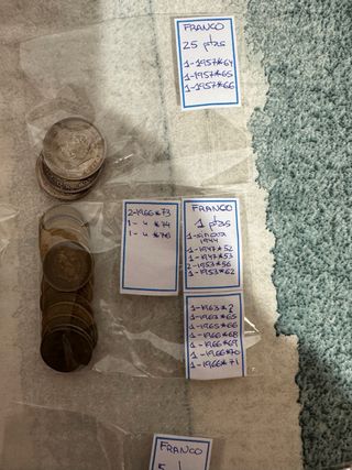 Monedas antiguas J.C. I, Franco, Alfonso