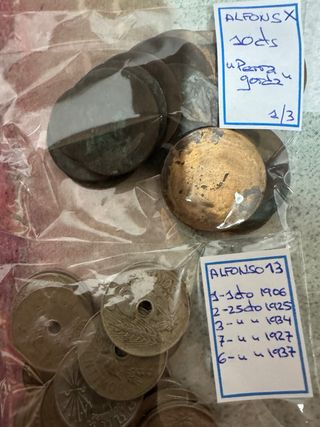 Monedas antiguas J.C. I, Franco, Alfonso