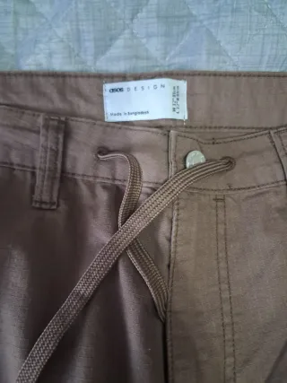 Pantalones marrones hombre