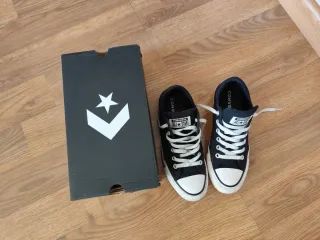 Converse Talla 39 Negro/Blanco