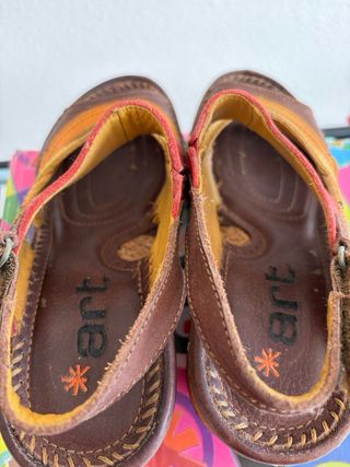 Sandálias The Art Company Castanho/Vermelho