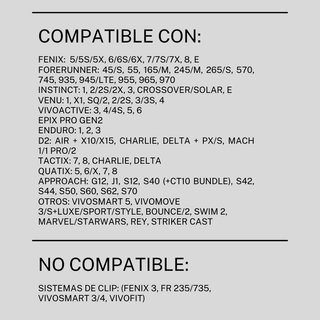 Adaptador USB-C para Garmin + Cordón-Carga y Datos