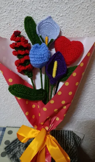 Flores y ramos de ganchillo