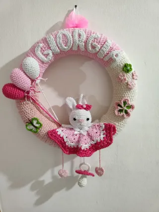 Fuori porta nascita personalizzato, su richiesta