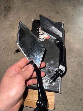 Retrovisores Moto Fibra Carbono
