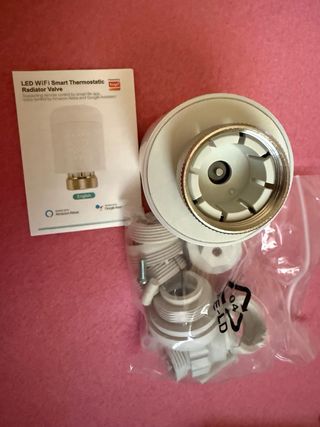 Válvula Radiador Termostática WiFi LED