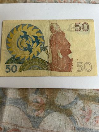 Suecia 50 Coronas 1967 Billete