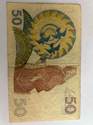 Suecia 50 Coronas 1967 Billete
