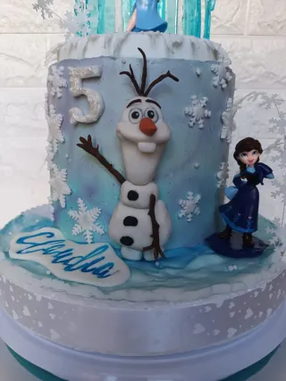 Tarta Frozen Elsa Olaf Cumpleaños