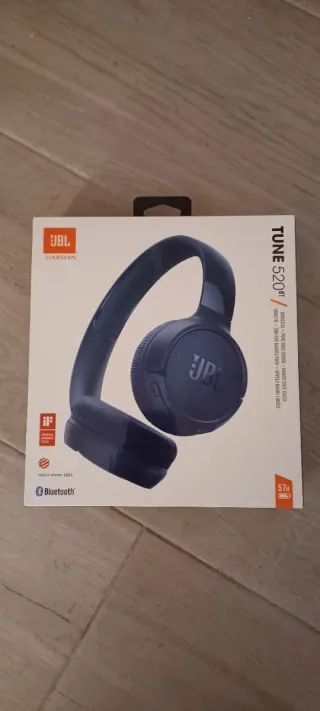 Auriculares JBL Tune 520BT Bluetooth Azul Marino.