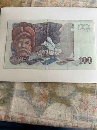 Suecia 100 Coronas 1970 Billete