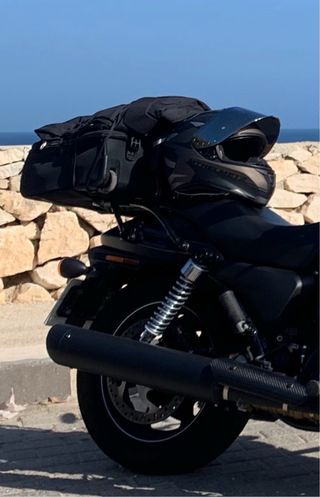 Respaldo/portaequipaje Harley Street750 (Valencia)