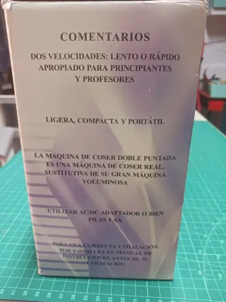 Máquina de coser Double Stitch