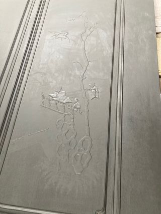 Panel Madera Decorado Puerta Corredera