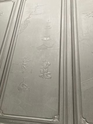 Panel Madera Decorado Puerta Corredera