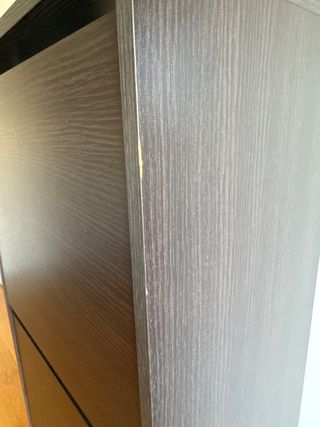 Zapatero Ikea Madera Marrón/Gris