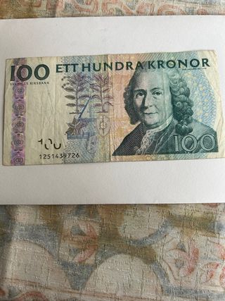 Suecia 100 Coronas Billete