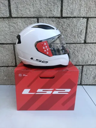 Casco Moto Integral LS2 Rapid Solid Blanco