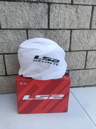 Casco Moto Integral LS2 Rapid Solid Blanco