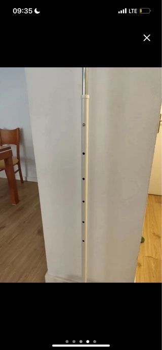 Burro Perchero Rigga Ikea Blanco con herramienta