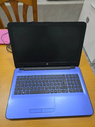 Ordenador Portátil HP Azul y Negro