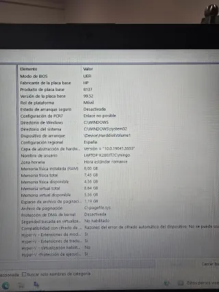 Ordenador Portátil HP Azul y Negro
